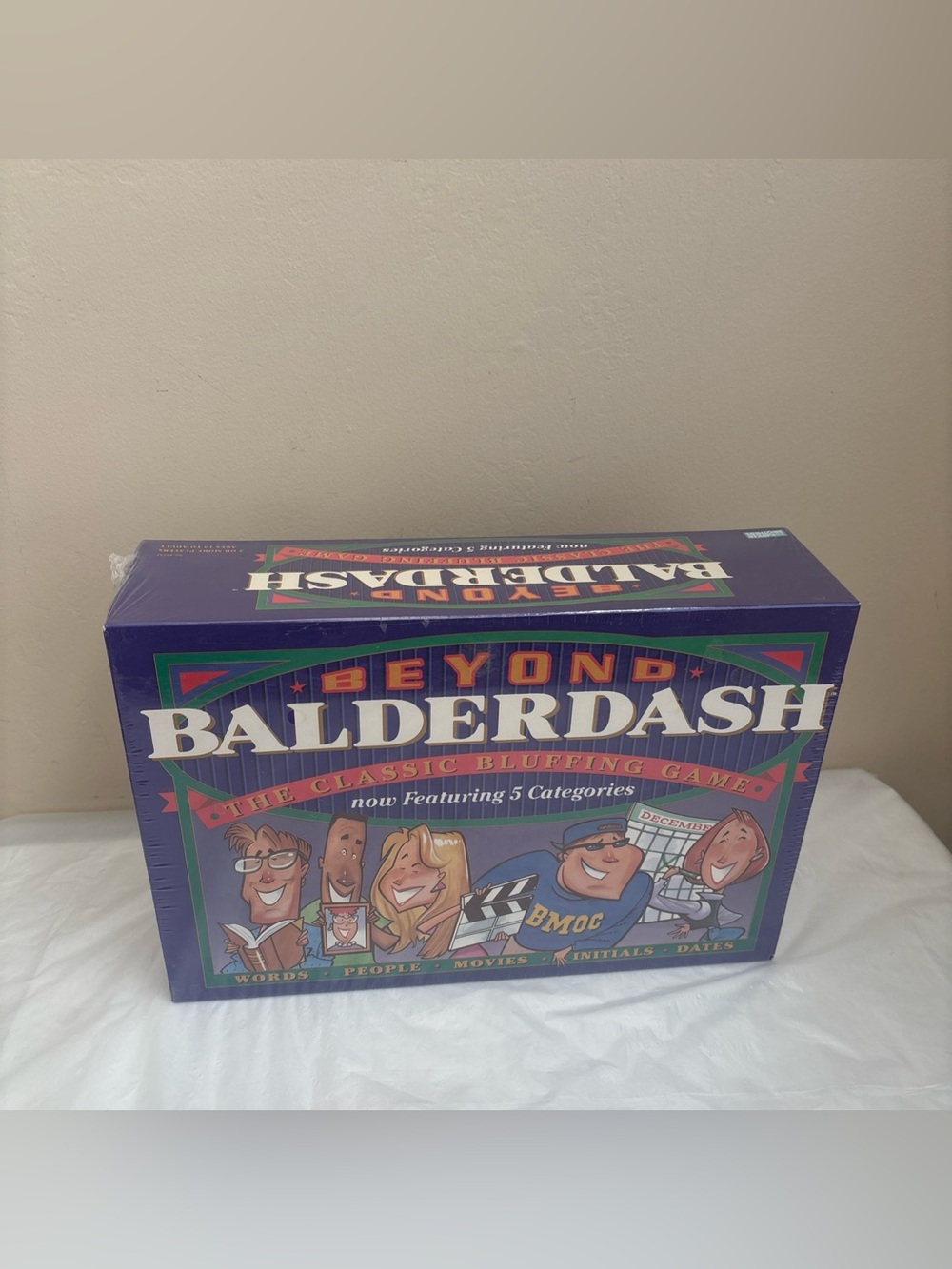 Vtg 1997 Parker Brothers BEYOND BALDERDASH The Classic Bluffing Game NEW sealed